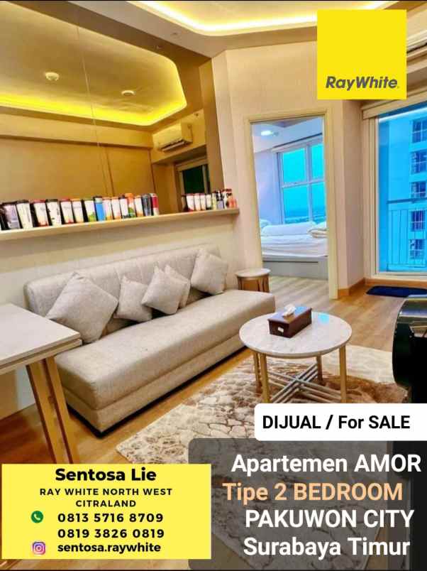 dijual apartemen apartemen amor pakuwon city