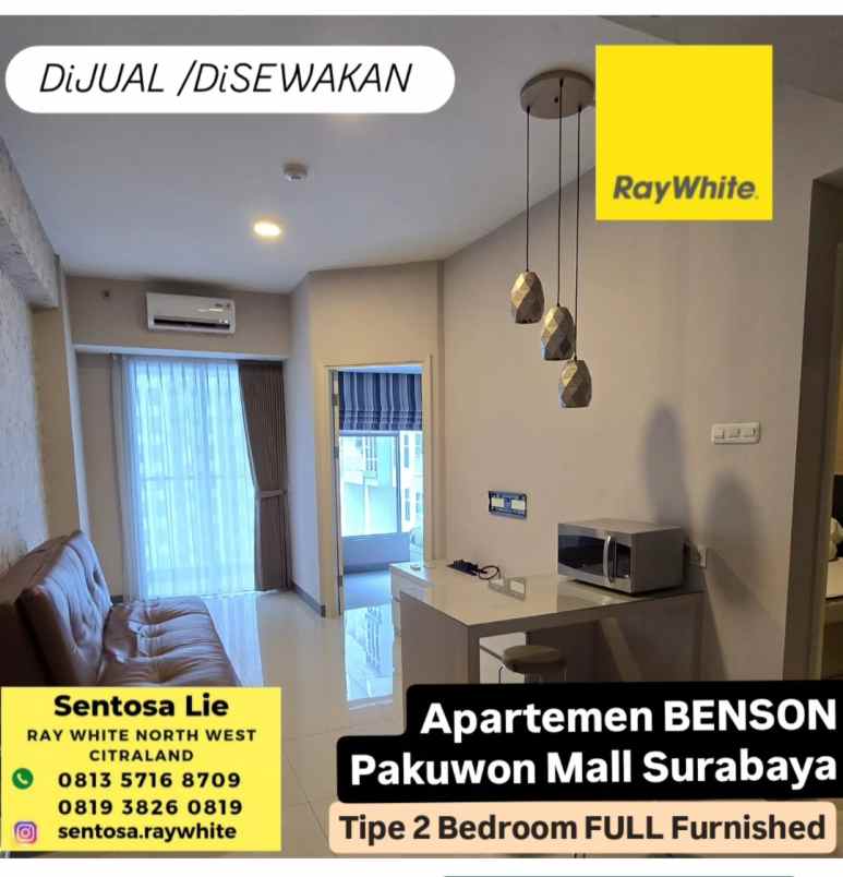 dijual apartemen jalan pakuwon indah