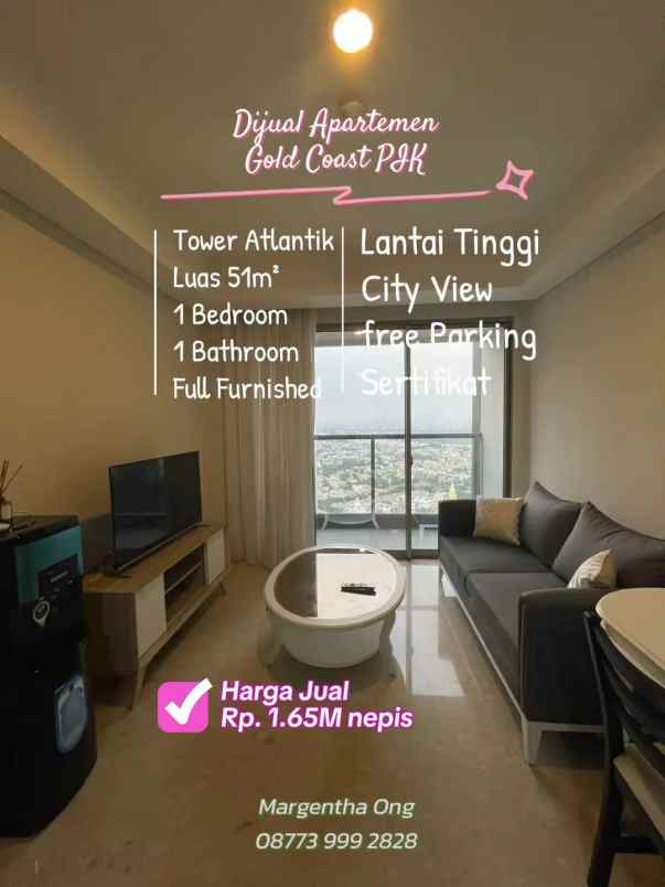 dijual apartemen pantai indah kapuk jakarta