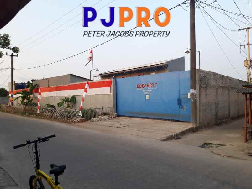 dijual gudang furnished di jalan raya sukamekar bekasi