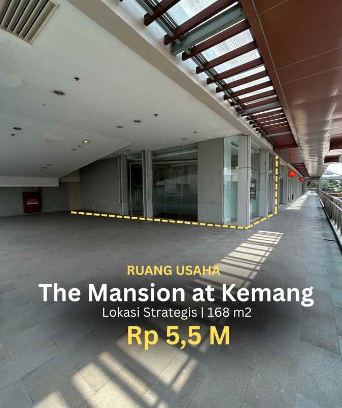 dijual ruko gudang kantor apartemen the mansion
