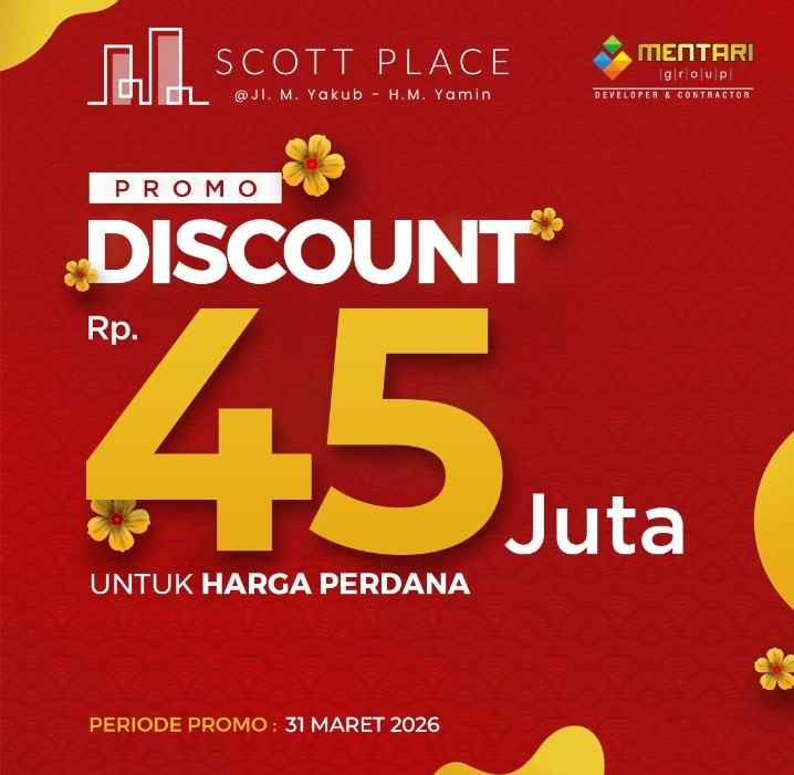 dijual ruko gudang kantor jalan m yakub hm yamin