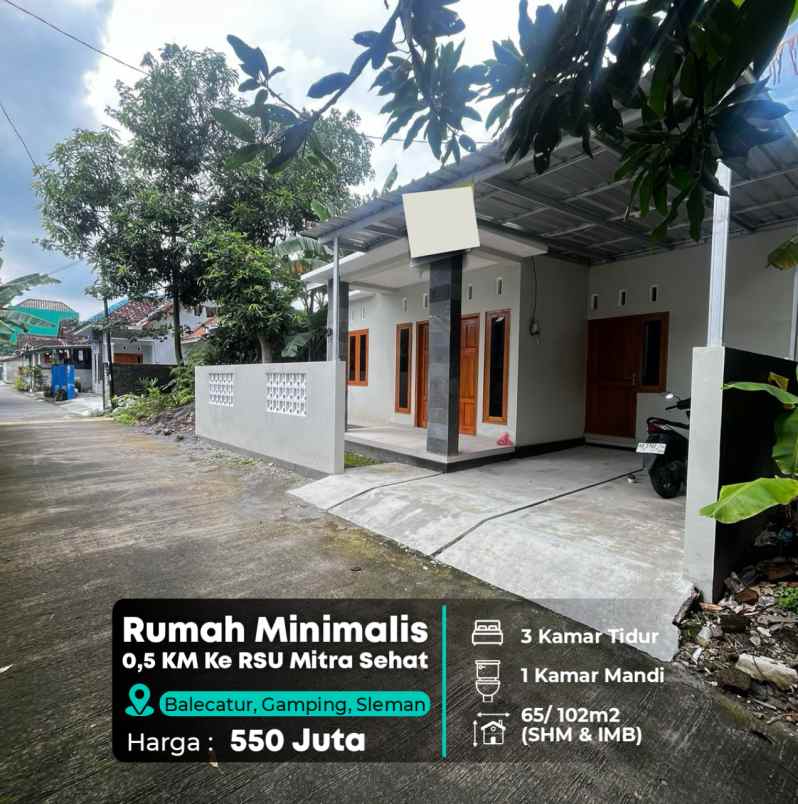 dijual rumah 0 5 km ke jl wates km 9