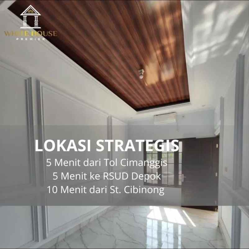 dijual rumah 2 lantai dekat tol cijago depok