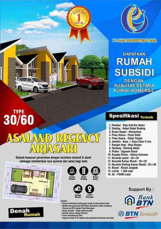 dijual rumah arjasari