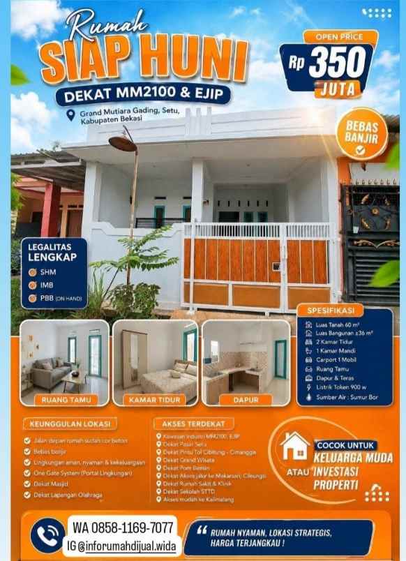 dijual rumah cikarang barat