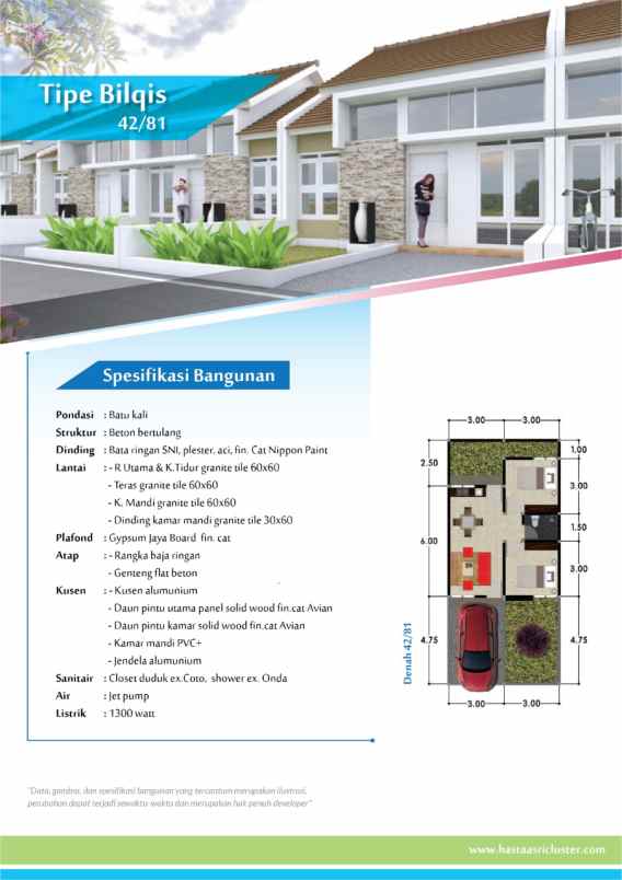 dijual rumah cimanggis depok