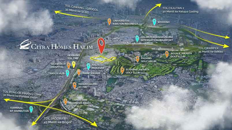 dijual rumah citra homes halim jakarta