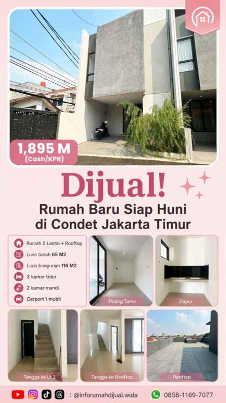 dijual rumah condet