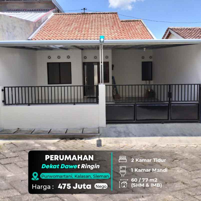 dijual rumah dawet ringin