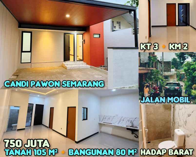 dijual rumah di candi pawon semarang