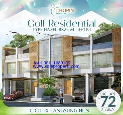 dijual rumah golf island pik