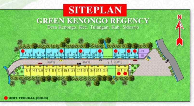 dijual rumah green kenongo regency