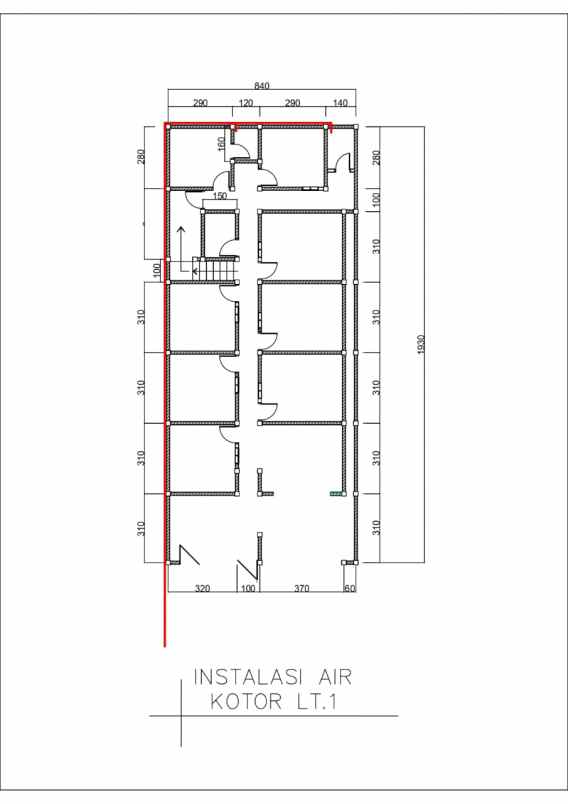 dijual rumah jl anggrek