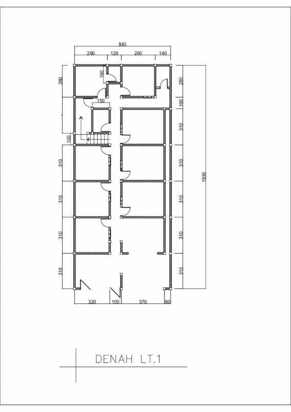 dijual rumah jl anggrek