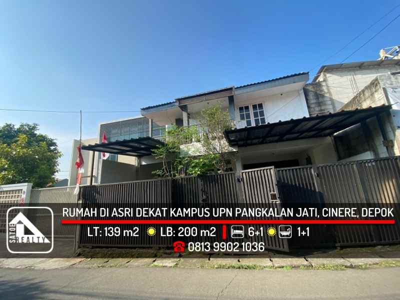dijual rumah jl kramat pangkalan jati
