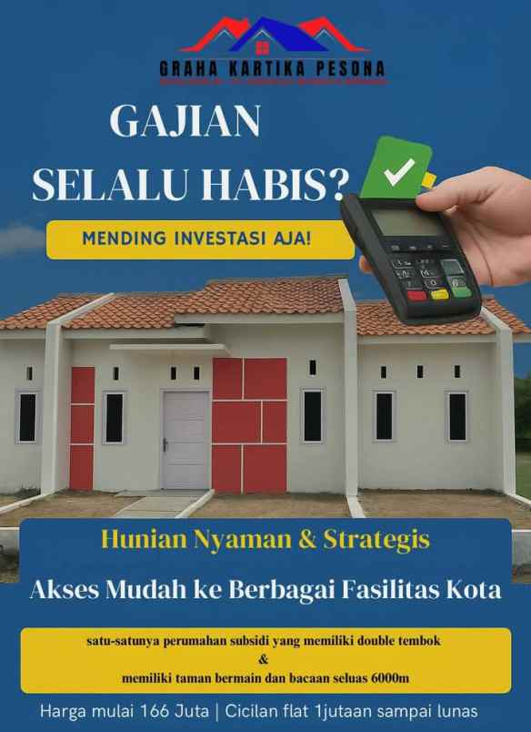 dijual rumah jl warung jaud kaligandu