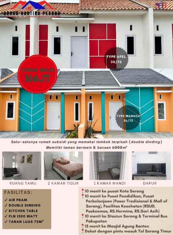 dijual rumah jl warung jaud kaligandu