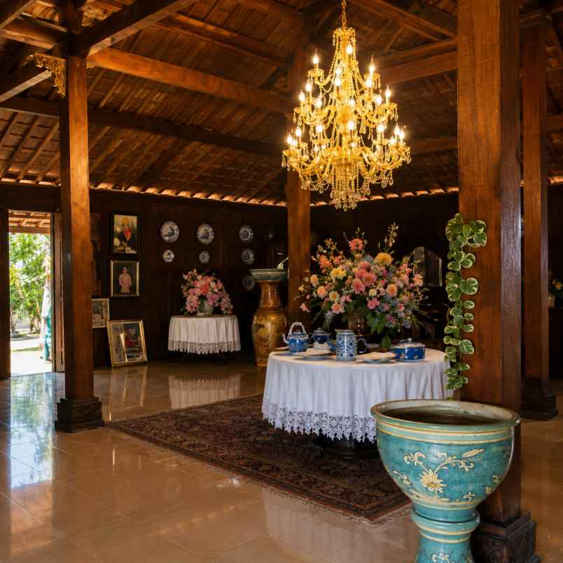 dijual rumah joglo asri tanah cisauk tangerang banten