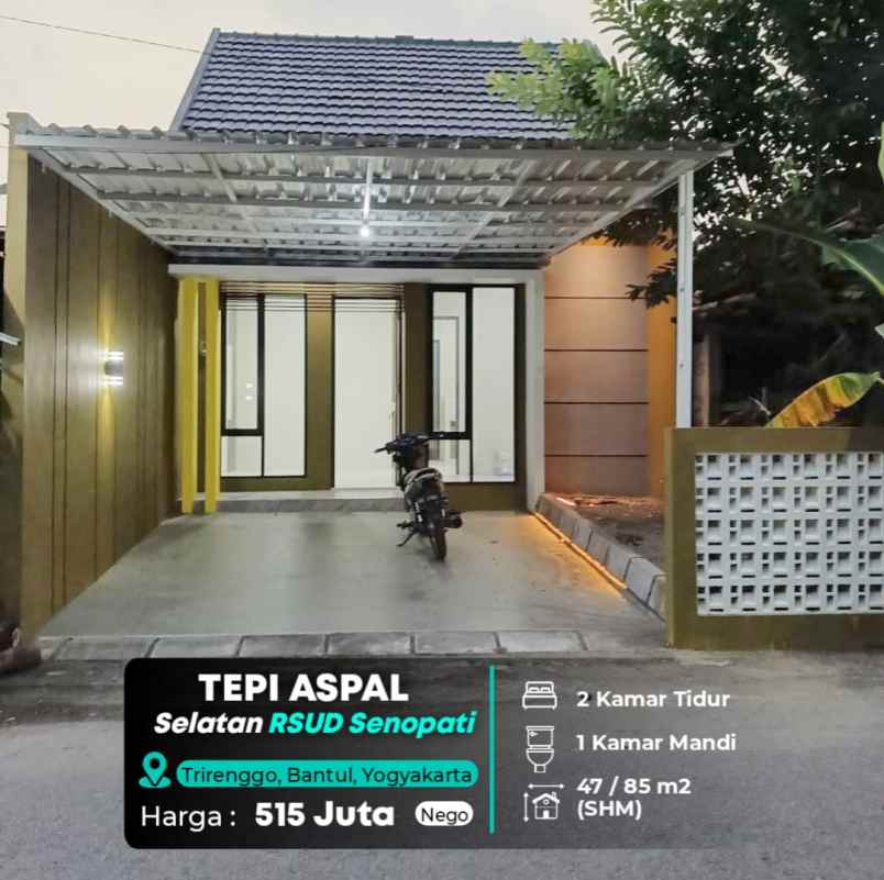 dijual rumah kota bantul