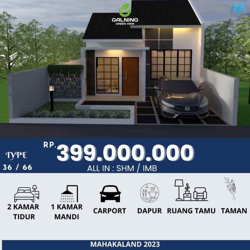 dijual rumah mandalamekar