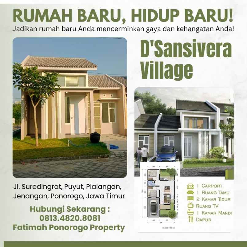 dijual rumah minimalis ponorogo