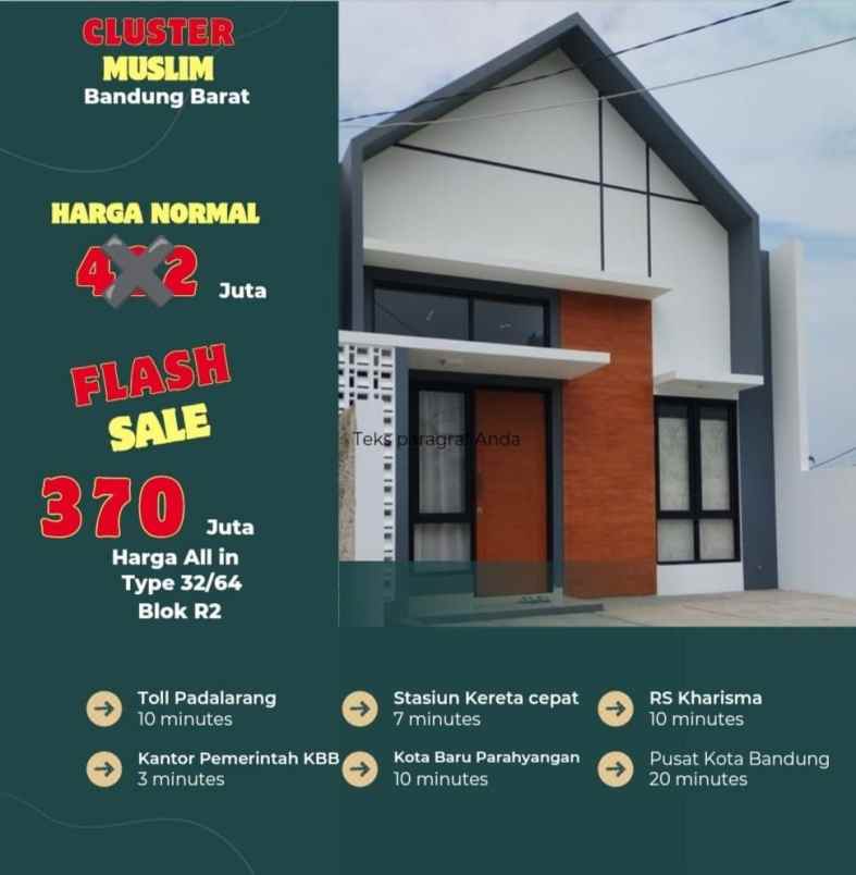 dijual rumah ngamprah padalarang