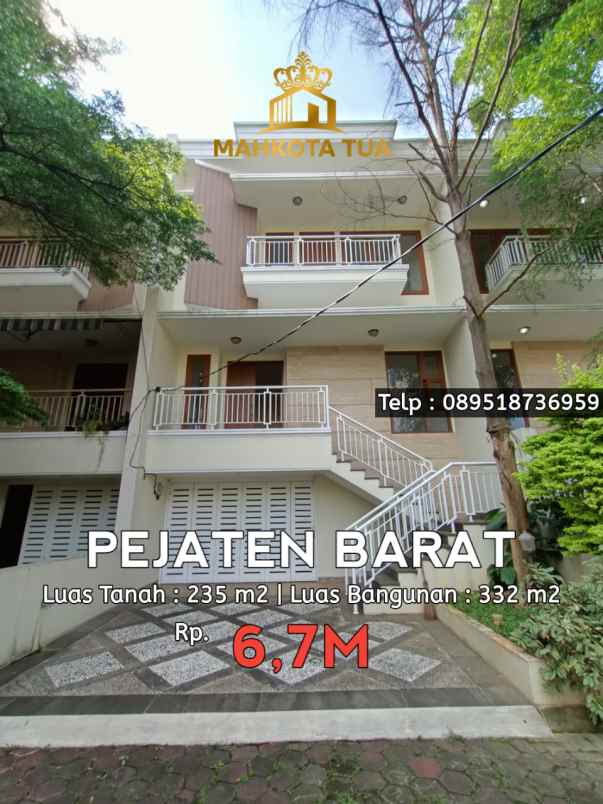 dijual rumah pejaten barat