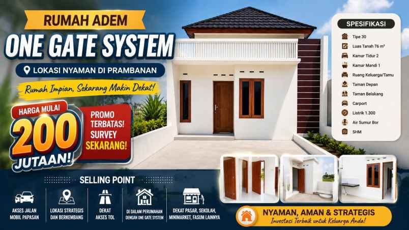 dijual rumah perumahan bendan