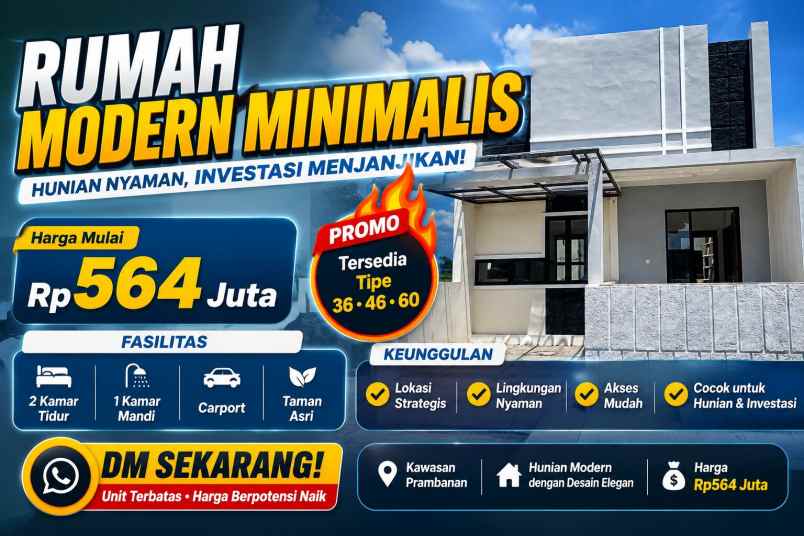 dijual rumah rumah virendra bendan sleman