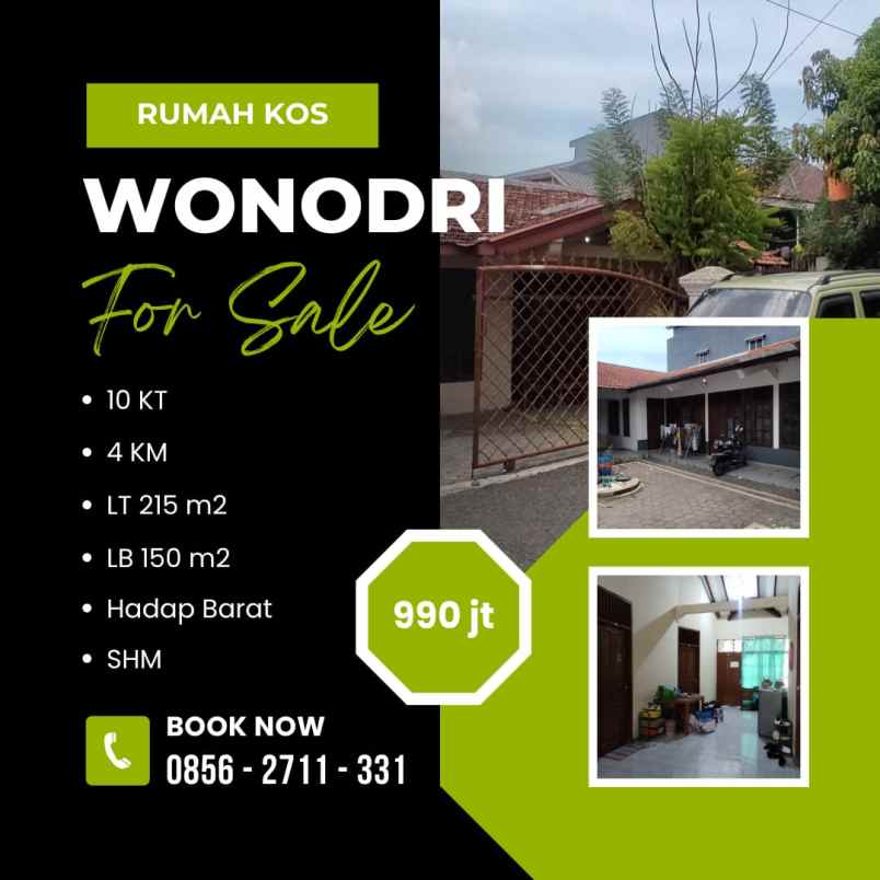 dijual rumah wonodri