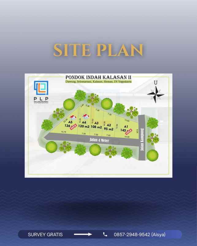 dijual tanah dawung selomartani kalasan