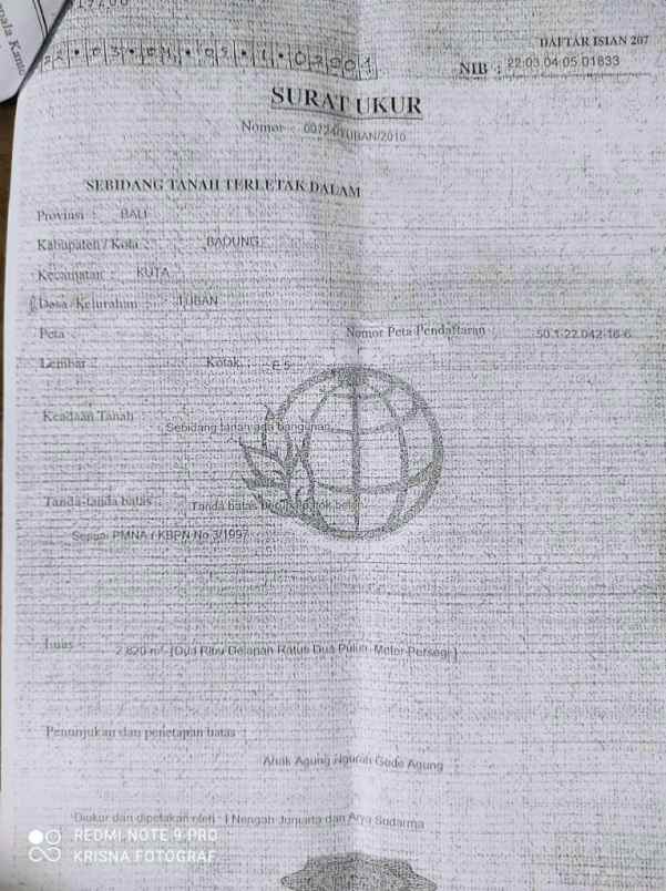 dijual tanah depan bandara