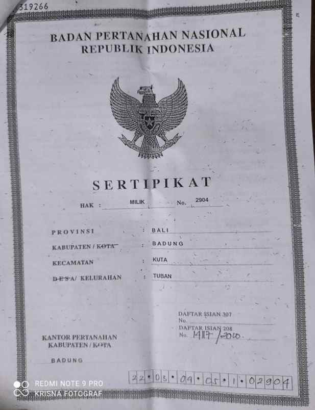 dijual tanah depan bandara