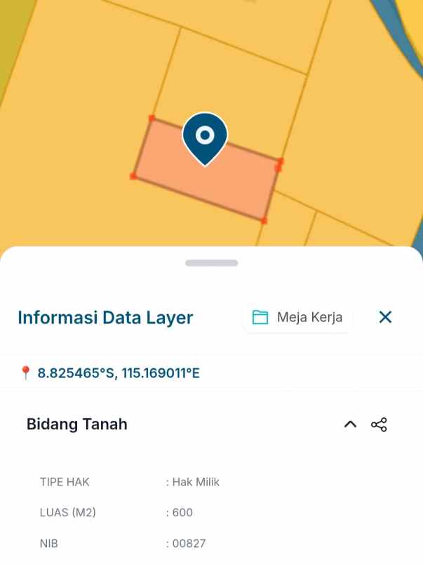 dijual tanah goa gong