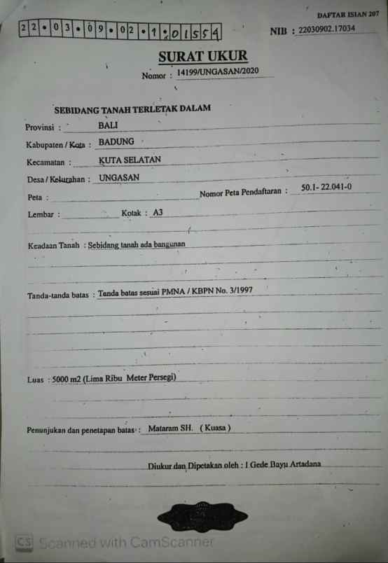 dijual tanah goa gong