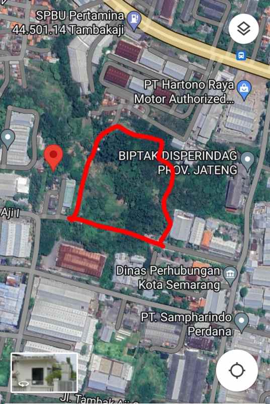 dijual tanah jalan tambak aji
