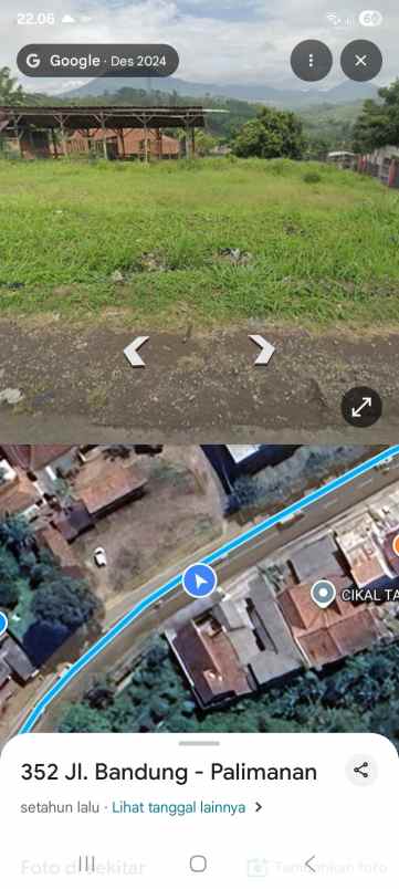dijual tanah jl raya bandung sumedang