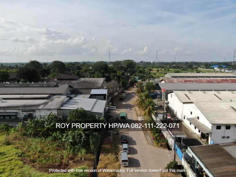 dijual tanah jl raya serang kawasan