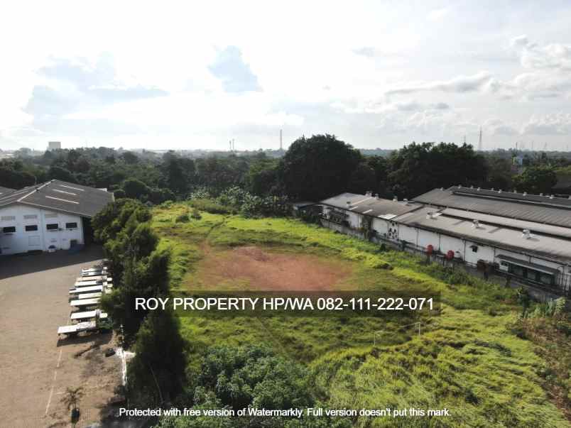 dijual tanah jl raya serang kawasan