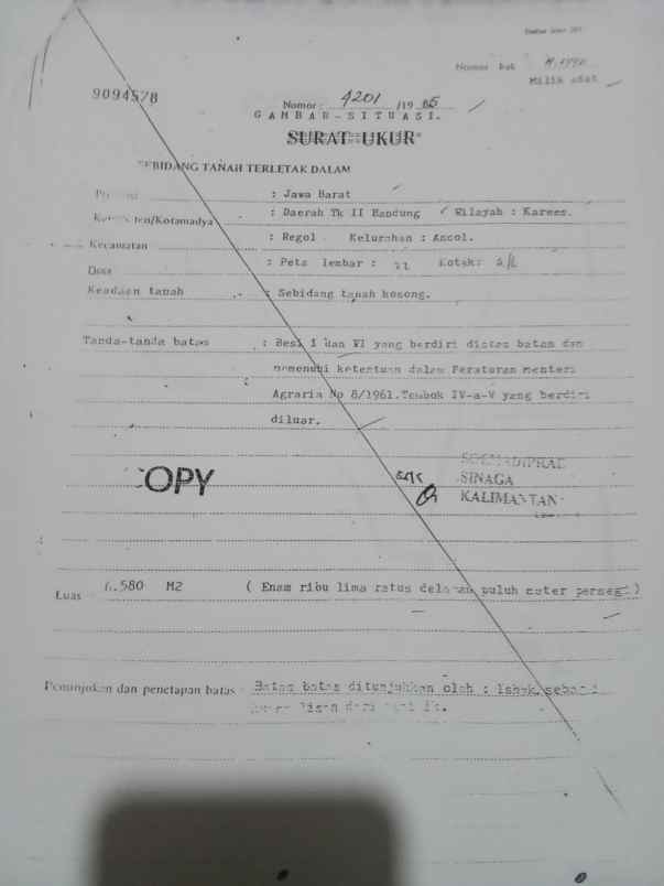 dijual tanah jl soekarno hatta