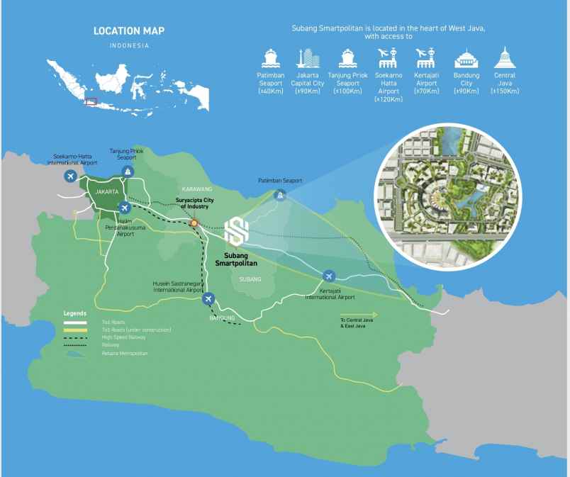 dijual tanah kawasan industri subang