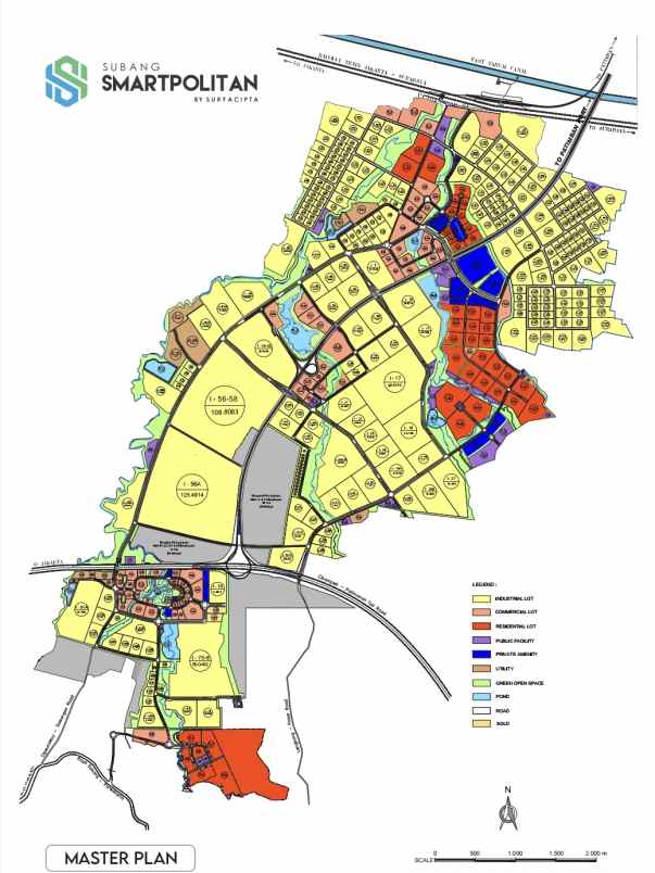 dijual tanah kawasan industri subang