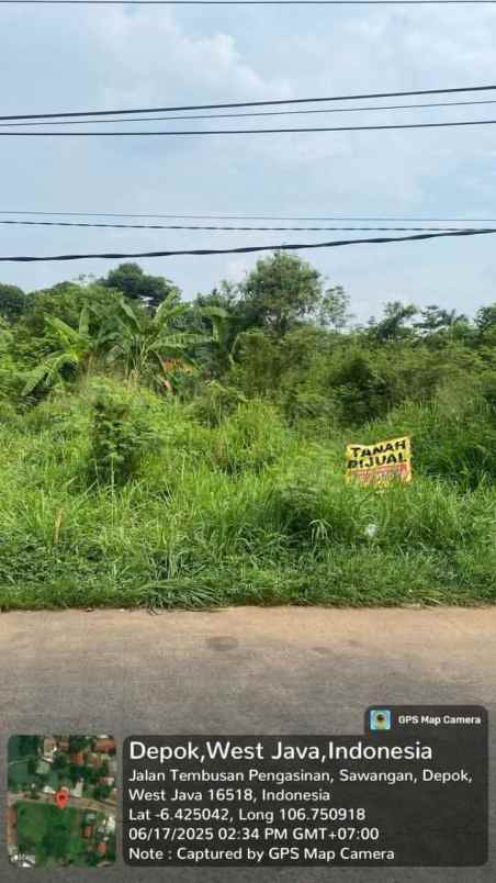 dijual tanah sawangan