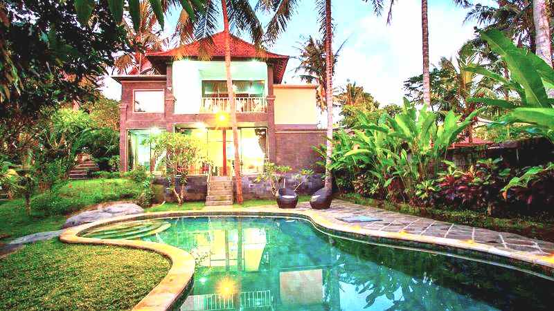 dijual villa 9 kamar di ubud gianyar bali