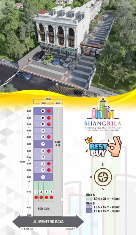 dijual villa jalan pasar merah menteng