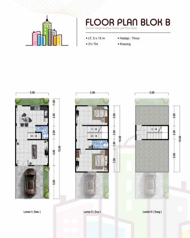 dijual villa jalan pasar merah menteng