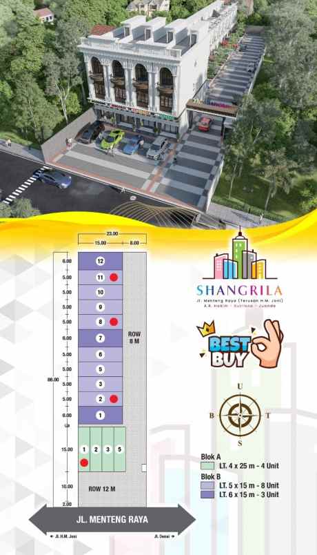 dijual villa jalan pasar merah menteng