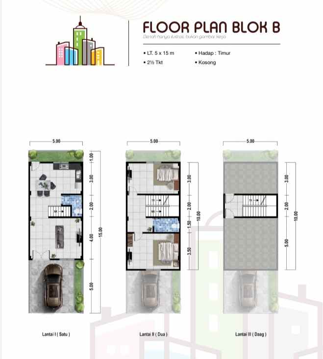 dijual villa jalan pasar merah menteng