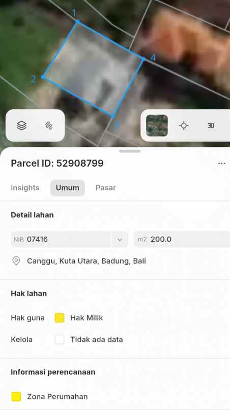 disewakan tanah padang tawang